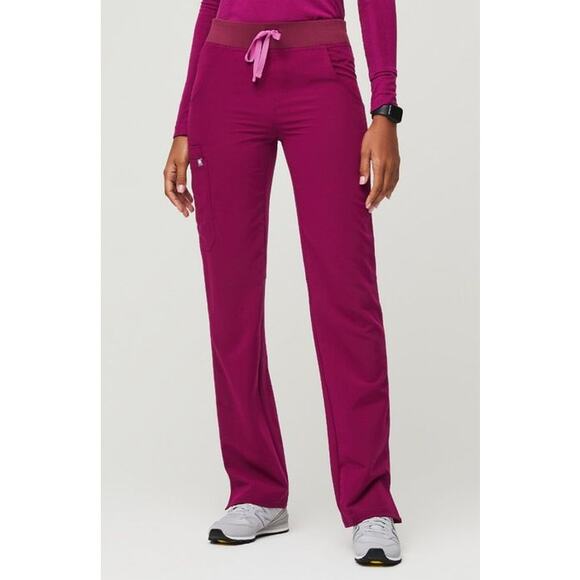 Figs Scrub Pants Kade Cargo Magenta Medical Workwear Uniform Nurse Hospital Work - Picture 1 of 7